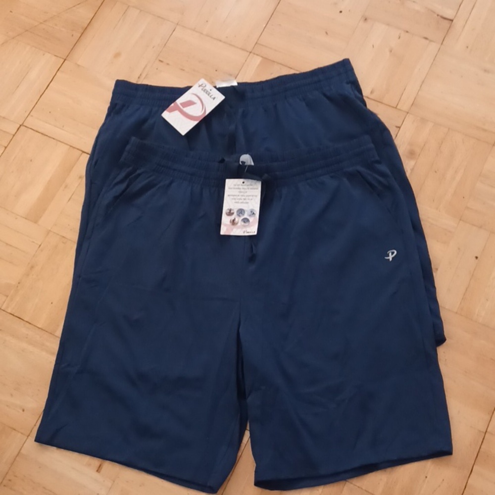 Pudolla men's shorts 2 pair men's size xlarge blue sportswear